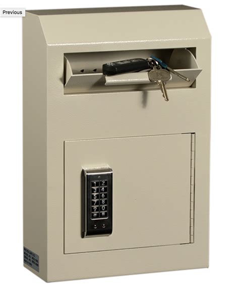 wall mounted locking drop box